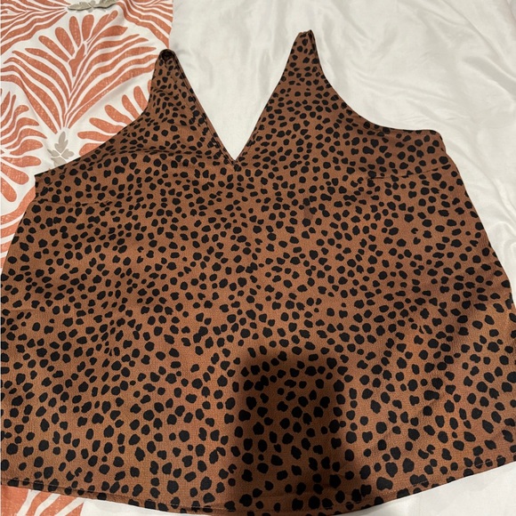 Old Navy Tops - Old Navy Brown and Black Leopard Print Tank Top